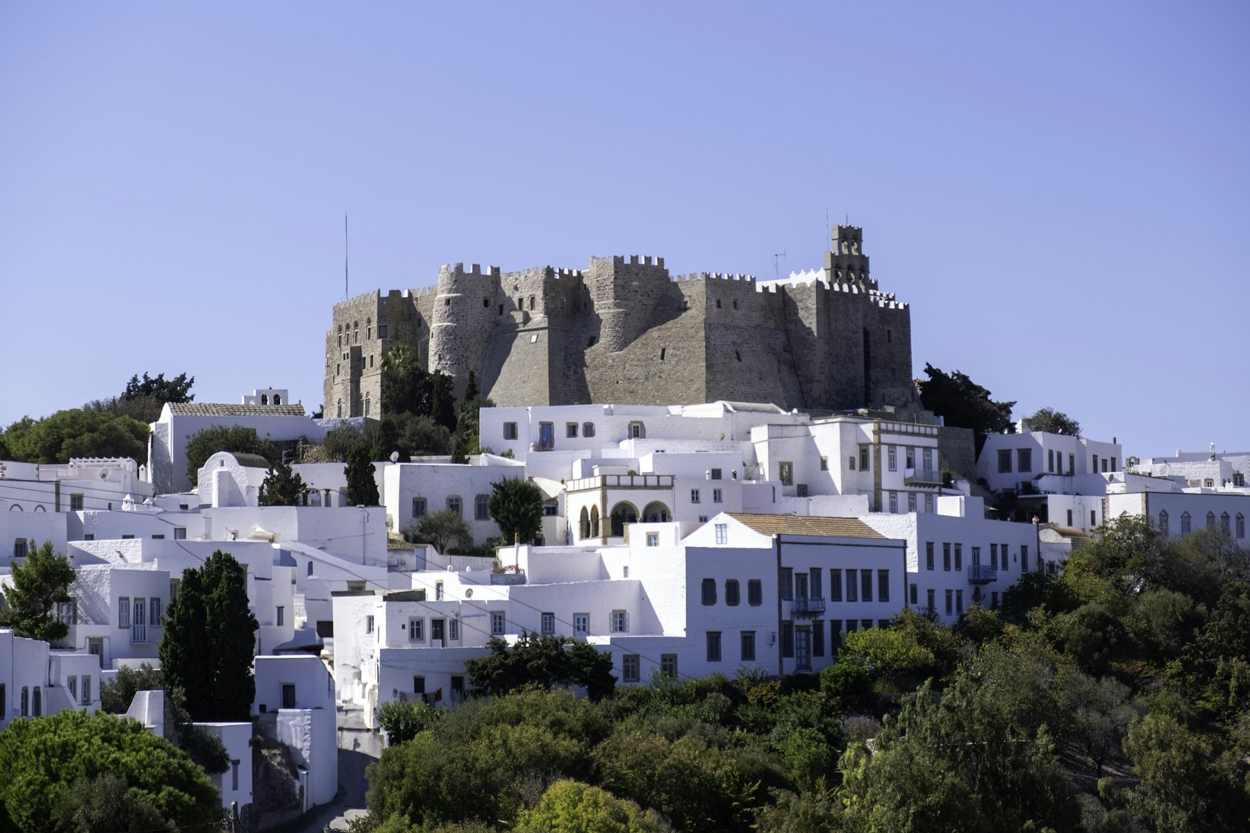Patmos Chora and its hilltop monastery